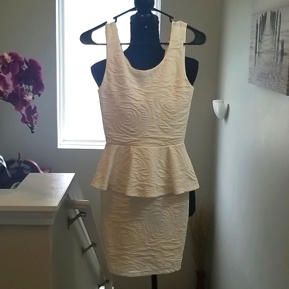 XS White Charlotte Russe Cocktail Dress